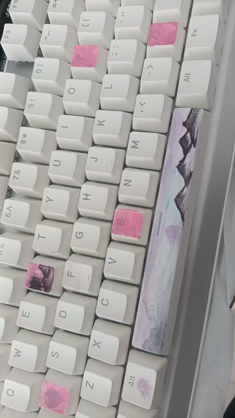 恋爱相册中的回忆照片